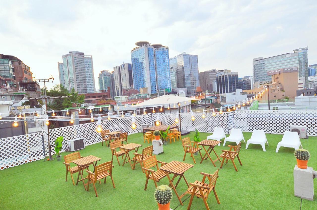 Oyo Rooftop Hostel Seoul Ngoại thất bức ảnh