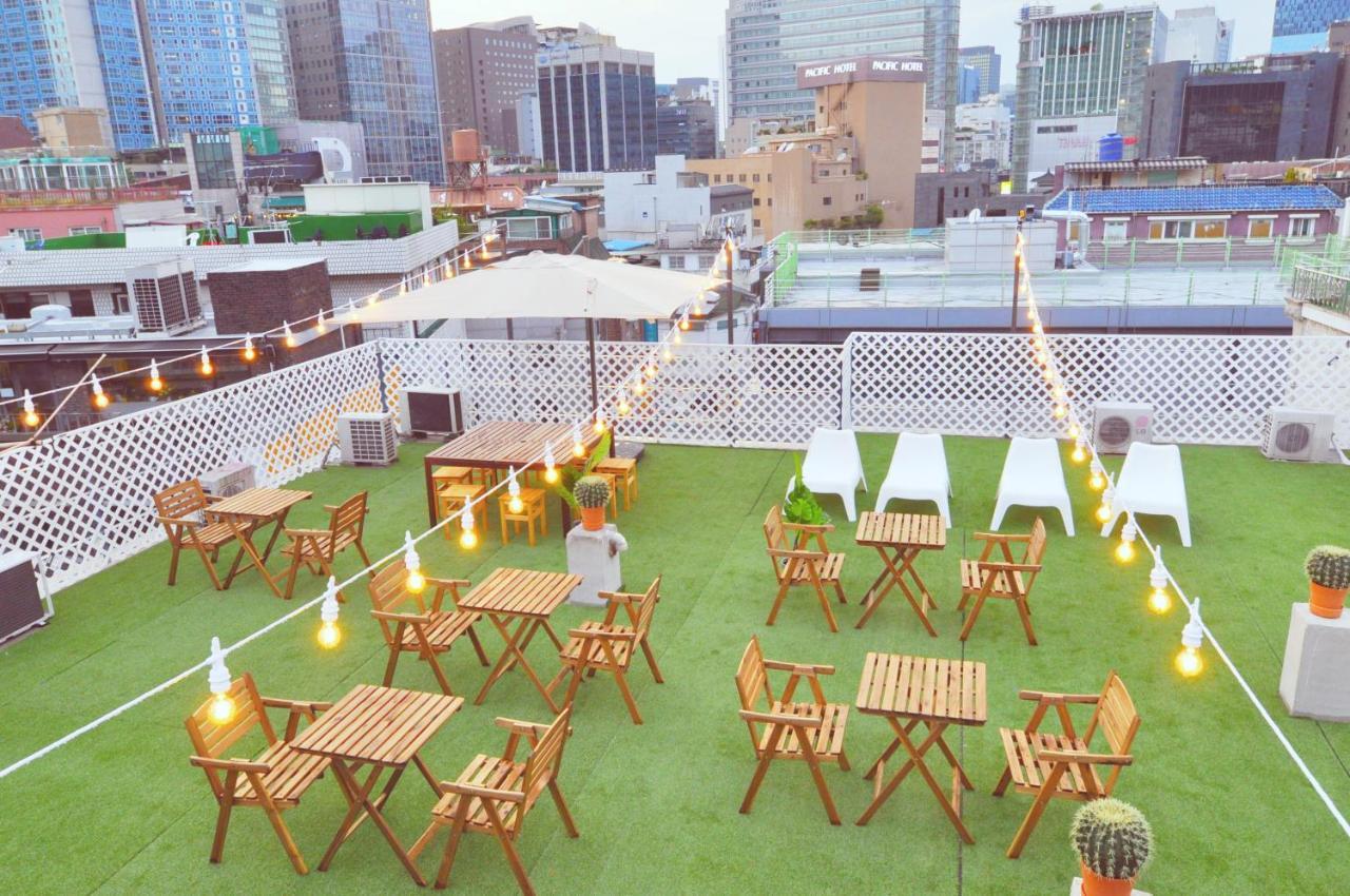 Oyo Rooftop Hostel Seoul Ngoại thất bức ảnh