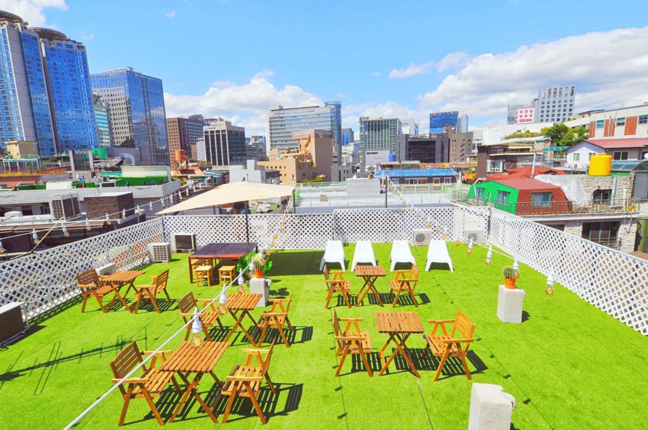 Oyo Rooftop Hostel Seoul Ngoại thất bức ảnh